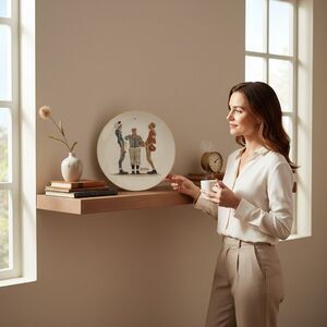 The Coin Toss 1981 Danbury Mint Norman Rockwell Saturday Evening Post...